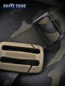 หัวเข็มขัดทอไนลอนกันลื่นสําหรับเป้สะพายหลังและกระเป๋า หัวเข็มขัดการ์ดที่ถอดออกได้ เหมาะสําหรับผู้ชายและผู้หญิง