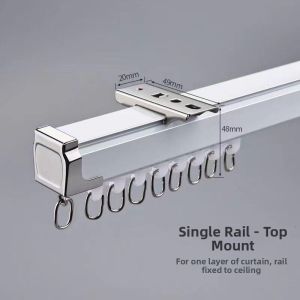 Silent Aluminum Curtain Track