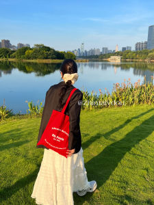 Ofr Paris Paris Bookstores Related Products Same Style French Simplicity Letter Shoulder Bag Blogger Ins Canvas Bag