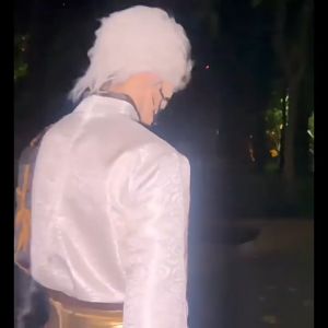 CyberPunk Irregular Titanium Steel Mask Gothic Punk Metal Mechanical Alien Fluid Face Ornament Earrings Party Jewelry Accessorie