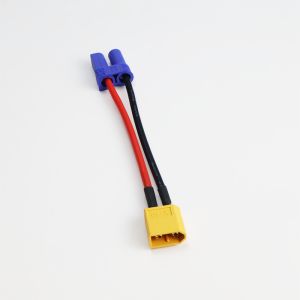 4pcs Adapter XT60 To EC5 Female/Male Plug Connectors 14AWG 100mm Connect for RC Lipo Battery Charger Parts DIY Expand