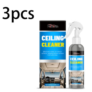 Vehicle Interior Care Cleaner removes stains odors grease debris dirt soft glossy leather residue-free safe car interior