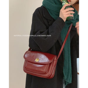 Red Large Capacity Womens Shoulder Bag 2022 Autumn Winter New Style Fashionable Briefcase Wedding Bag Versatile Crossbody Bag