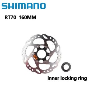 SHIMANO | Shimano Rotor RT70 Disc Brake Rotor 140mm 160mm Cenetr Lock Disc Brake Rotors Deliver Powerful Lock Ring