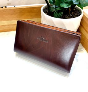 Ví Da DAISHU Cầm Tay Cao Cấp.Bóp Da Cầm Tay 203.Clutch Cầm Tay.