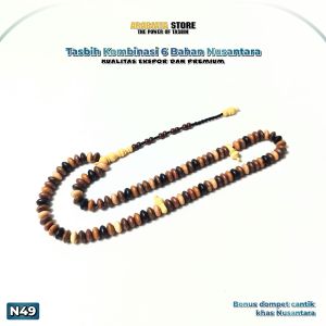 Tasbih 6 Kayu Langka Nusantara Kayu Nagasari Kalimosodo Cendana dll