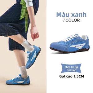 Semir | Giày Sneaker Thể Thao Cổ Điển Đế Mỏng Nữ Màu Đỏ