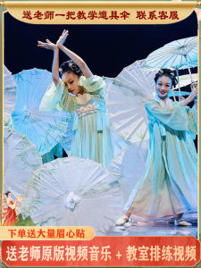 Performance Costume Oil Paper Umbrella Props Jiangnan Classical Dance Clothing Those Flowers Dance Suit National Stage Costume