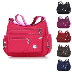 Crossbody for Women Waterproof Tote Casual Nylon Purse Handbag RFID Lightweight Messenger Bag
