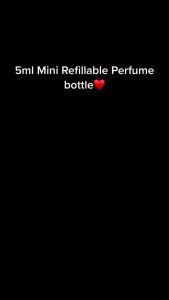 (1 pcs) 5ml Refillable Perfume Atomizer Spray Bottle Portable Mini Empty Case Scent Pump Fragrances Containers Travel