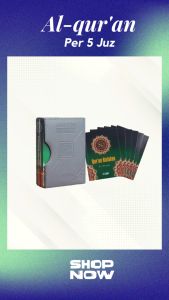 Al Quran Hafalan Mujazza Per 5 Juz Rubu Ukuran B7 Saku Box Kulit Tanpa Terjemahan Al Quran Al Kuran Kecil Mini Tilawah Non Terjemah Rasm Utsmani