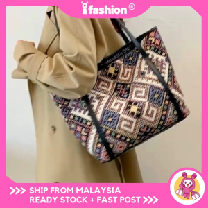 IFASHION 2197 Large Capacity Women Shoulder Tote Bag Versatile Style Bag Tangan Wanita Stylish