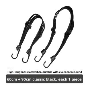 Elastic Bungee Cord Motorcycle Helmet Luggage Strap Fixed Elastic Rope for Electric Vehicle Back Seat Motorcycle Accessories