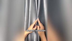 [SG] Magnetic Curtain Stainless Steel Clips No Drill Detachable Closure Closed for Privacy & Light Blocking for Home Indoor Outdoor Patio Curtain 窗帘磁吸闭合扣不锈钢双面磁吸防漏光