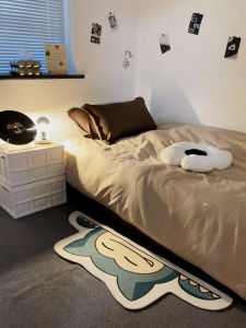 Modern Minimalist Cartoon Character Bedroom Bedside Carpet Childrens Living Room Window Seat Pad Polyester Fiber Rug