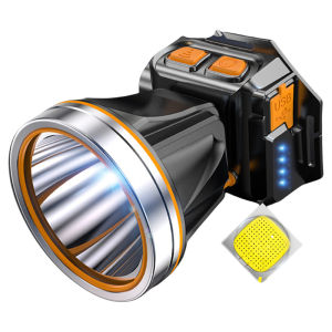 Ultra-Bright Rechargeable Headlamp Long-Endurance Lithium-Electric Mine Light Outdoor Night Fishing Head-Mounted Illumination Lamp Fishing New Model