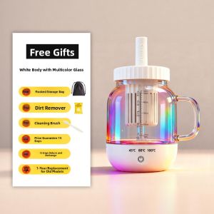 Portable Glass Heating Cup Electric Water Boiler Travel Dormitory Insulation Mini Electric Cooking Cup Heater Warmer Pot