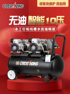 Quiet Oil-Free Air Compressor 220V Mini Inflator Pump Woodworking Decoration Air Compression Pump at Oust Brand