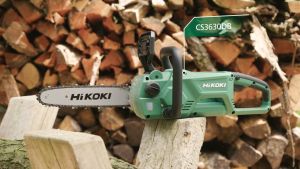 HIKOKI MULTI VOLT 36V 350mm Cordless Chain Saw - MODEL CS3635DB