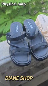 Womens non-slip sandals Korean style sandals thick sole 5CM comfortable Waterproof sandals Shoes Walking Shoes Summer Fashion 088523