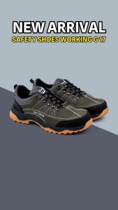 Sepatu Safety Pria Sport Ujung Besi Kerja Proyek Terbaru Murah G 17