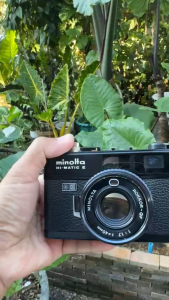 กล้องฟิล์ม MINOLTA HI-MATIC E (BLACK BODY) MINOLTA ROKKOR-QF 40MM.F1.7