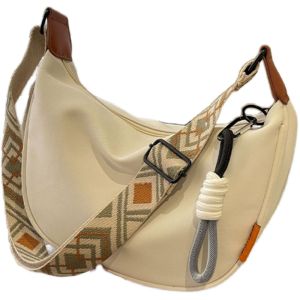 Casual Nylon Cloth Bags Womens 2025 Hot New Style Dumpling Crossbody Bag Versatile Single Shoulder Commuter Bag Soft Handbag