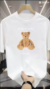 LC.TRADING เสื้อยืดเเฟชั่นใหม่ ลายการ์ตูน พิมพ์สกีนเเน่น ไม่หลุดไม่ลอก เนื้อผ้าระบายกอากาศได้ดี กดสั่งได้เลย B0264