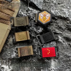Mini Quốc Kỳ Magic Stick Tem Phiên Bản Giảm Nét Nắp Huy Hiệu Hệ Thống Molle Dệt Vải Thắt Lưng Khóa Đế