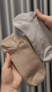 ZJ2470 Kaos kaki pria pendek semata kaki besar jumbo bahan katun lembut korean style kasual party formal kerja hang out Kaus kaki holiday Men cotton socks