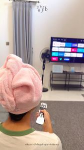 JIB Hair Drying Towel / Handuk Keramas Pengering Rambut / Head Towel Quick Dry