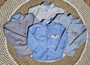 kemeja premium bhan katun oxpord 1-10 thun