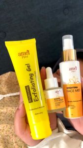 Amei Paket Exfoliating Gel DNA Salmon Mecerahkan kulit dan menjaga kelembapan kulit ( amei official store )