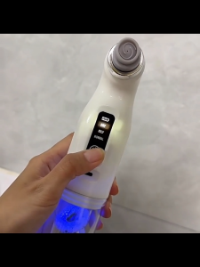Small Bubble Blackhead Remover Vacuum Suction Device Deep Pore Cleansing for All Skin Types With Dual Water Tanks (Clean/Dirty Separation)