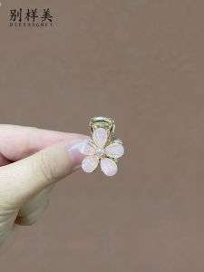 Mini Hair Claw Clip Princess Half-Updo Cute Bangs Shark Claw Hair Accessory Alloy Silver Gold Plated Korean Style Fashion Jewelry
