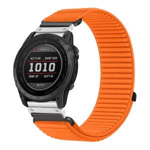 Dây Đeo Đồng Hồ Nylon Quickfit 22mm/26mm Dành Cho Garmin Fenix 7/6/5 7X Pro Enduro3 2 Fenix 8 FE 5X 6X Pro Dây Dệt Tương Thích