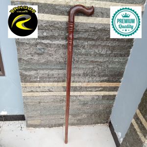 tongkat jalan kayu galih asem motif payung profil bubut A465
