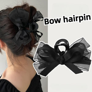 Bowknot Mesh Hairpin Korean Fashion Elegant Hair Clip Hair Accessories for Women’s