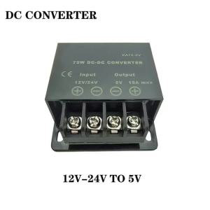 Bộ Chuyển Đổi DC DC 12V 24V Sang 5V Bộ Điều Chỉnh Điện Áp Bước Xuống 5A/10A/15A Bộ Chuyển Đổi Buck Bộ Chuyển Đổi Nguồn Điện Ô Tô Mô-đun Biến Áp