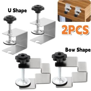 2Pcs Woodworking Jig Cabinet Tool Steel Drawer Front Installation Clamps Drawer Panel Clips Hand Tool Home Furniture Accessories