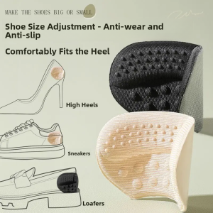 Anti-Loss Anti-Slip Heel Pad for Shoes High Heels Flat Shoes Sports Shoes Change Shoe Size Half Code Leather Shoes Accessories