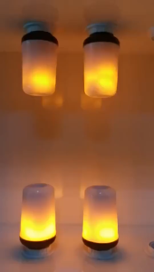 kangle 【💥50% off】E27LED bulb Flickering Decorative 3W LED Flame Fire Light Lamp LED Bulb Effect Fire Light Simulated 4 Flame Modes GOD