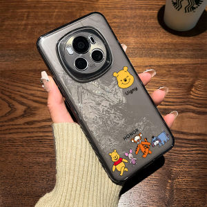 Honor Magic8/7 Phone Case Winnie the Pooh Simple Cartoon New Model 6 Transparent Womens Style 4/3 Soft Shell pro Mens Edition Cute High Creative Anti-Fall Full Cover Lens Cap