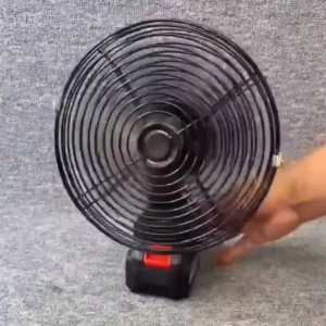 Cordless Electric Fan Portable Camping Tool Fan 8 inch Outdoor Desktop Cooling Rechargeable Fan for Desktop Camping Work