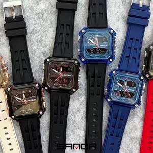 Sanda | SANDA 2026 Fashion Sport Male Daily Athletic Quartz Wristwatch Multimode Chronograph Dual Time Output Night Bright for Adult Men