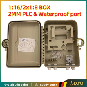 16 Core Nap Box 2 in 1 Fiber Optic PLC Splitter Box and Coupler 24 core FTTH adapter Distribution Box