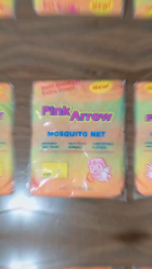 Pink Arrow Mosquito Net Extra Size Washable Flexible Comfortable Easy to Use New!