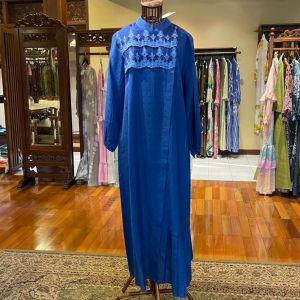Shereen Dress Viscos Renda by Dian Pelangi LIMITED EDITION Busana Muslim Baju Maxi Gamis Abaya Kaftan Gaun Outfit Pesta Pernikahan Kondangan Formal Lebaran Wanita Hijaber Cantik Anggun Modis Modern Elegan Mewah Model Korea Terbaru Motif Polos Kekinian