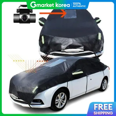 New Model Kalos Half Body Car Cover Size 1 Black