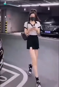 Korean High Waist Skirt Shorts for Women White Black Skirt With Slit Woman Mini Skirt Skort Palda